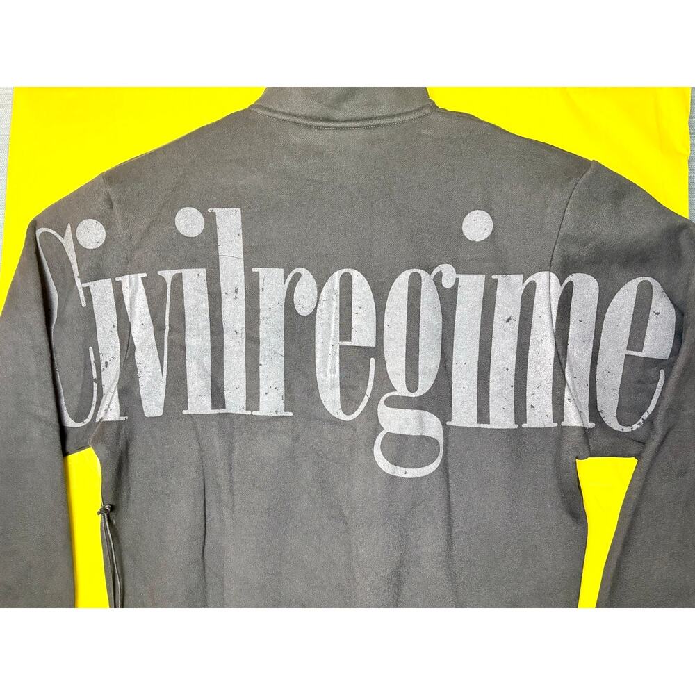 NWT - Civil Regime Black Quarter Zip Pullover - Size Medium - Picture 3 of 10